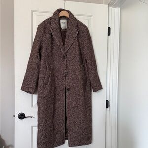Abercrombie & Fitch Dark Brown Trench Coat
